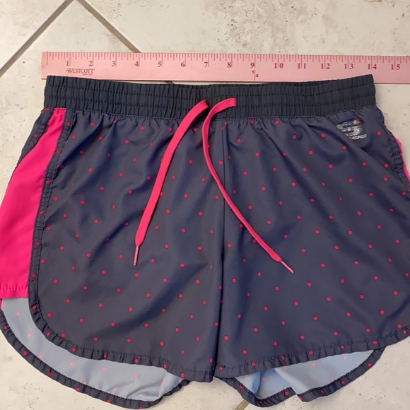 Sketchers Gray Running shorts w/ pink polka dots - Picture 4 of 4